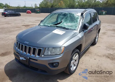 2012 Jeep Compass Sport из США, поврежденный, VIN 1C4NJDBB4CD522720